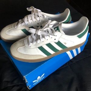 Adidas Samba OG white/green/gum